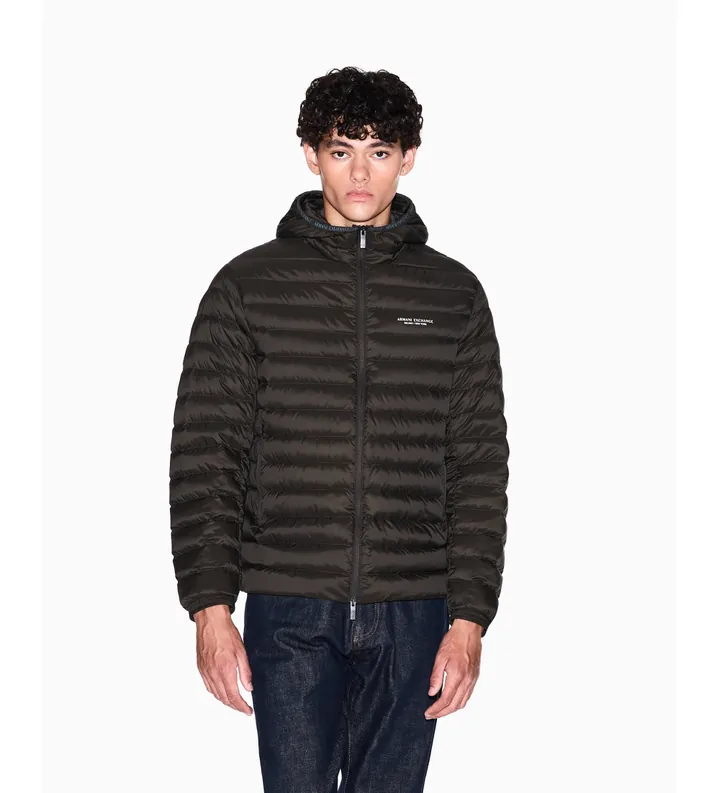 A|X Armani Exchange para hombre. XM001577AF16927U8122 Chaqueta Down Jacket chocolate (XXL), Marrón, Casual, Poliamida
