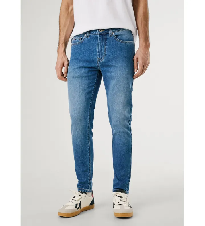 Pepe Jeans para hombre. PM2073874FA Jeans Finsbury azul (32/30), Casual, Algodón, Denim