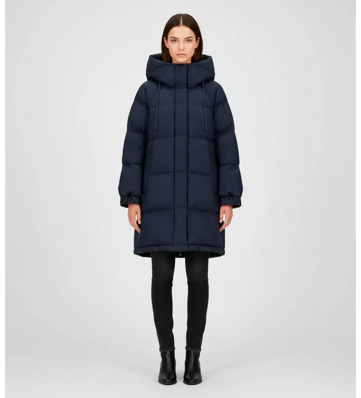 Weekend Max Mara para mujer. 2525496062600 Abrigo Anfora azul (38), Casual, Poliéster