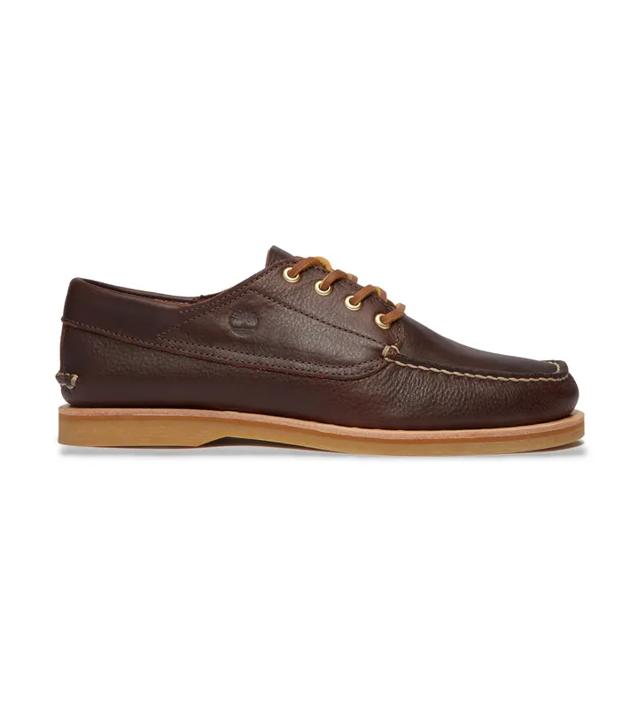 Timberland para hombre. TB0A5NJ1W011 Náuticos Crafted marrón (41.5 W), Piel, Plano, Cordones, Clásico