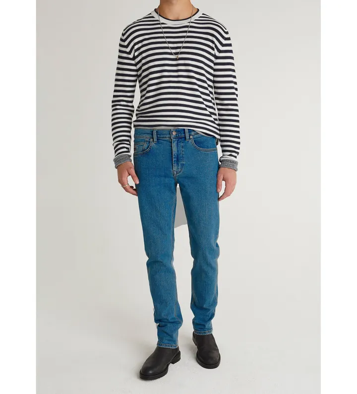 Pepe Jeans para hombre. PM20839884CB Jeans Slim Hatch azul (34/30), Casual, Algodón, Denim