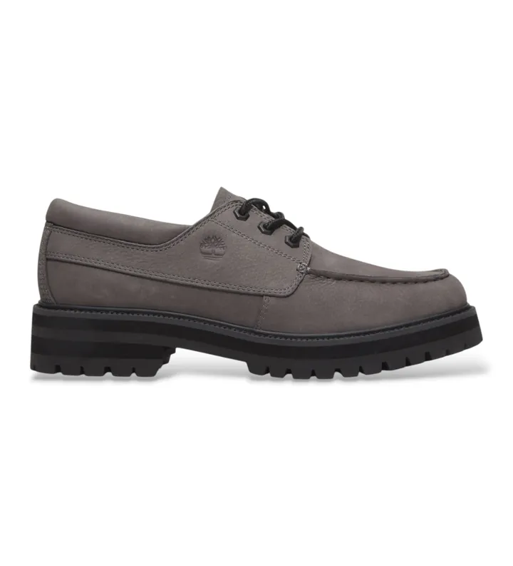 Timberland para hombre. TB0A42KGEJV1 Zapatos de piel Britton Drive gris (41), Plano, Cordones, Casual