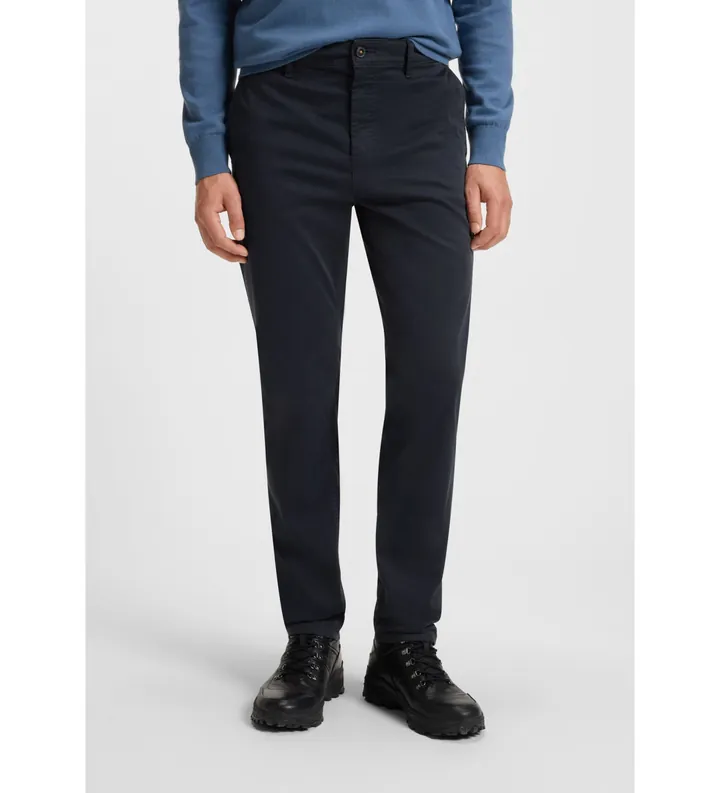 BOSS para hombre. 50510917 Pantalón Chino Tapered marino (34/32), Casual, Algodón
