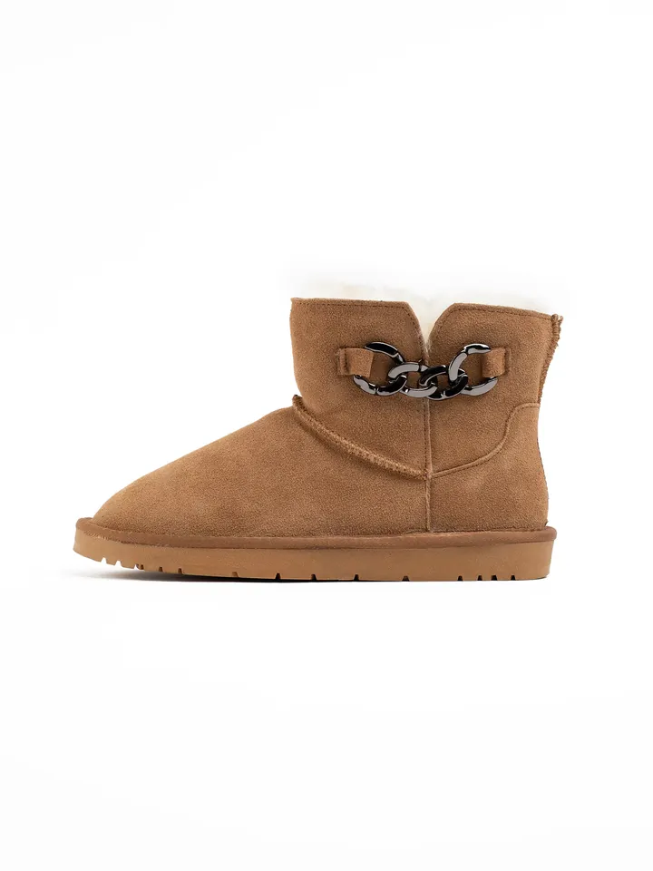 Gooce Botas de nieve 'Jiny'  marrón / antracita / offwhite