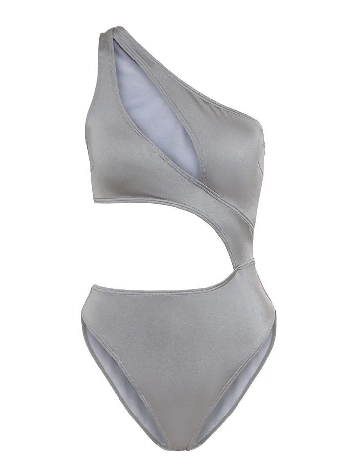 LSCN by LASCANA Traje de baño 'Monokini Nele' plata