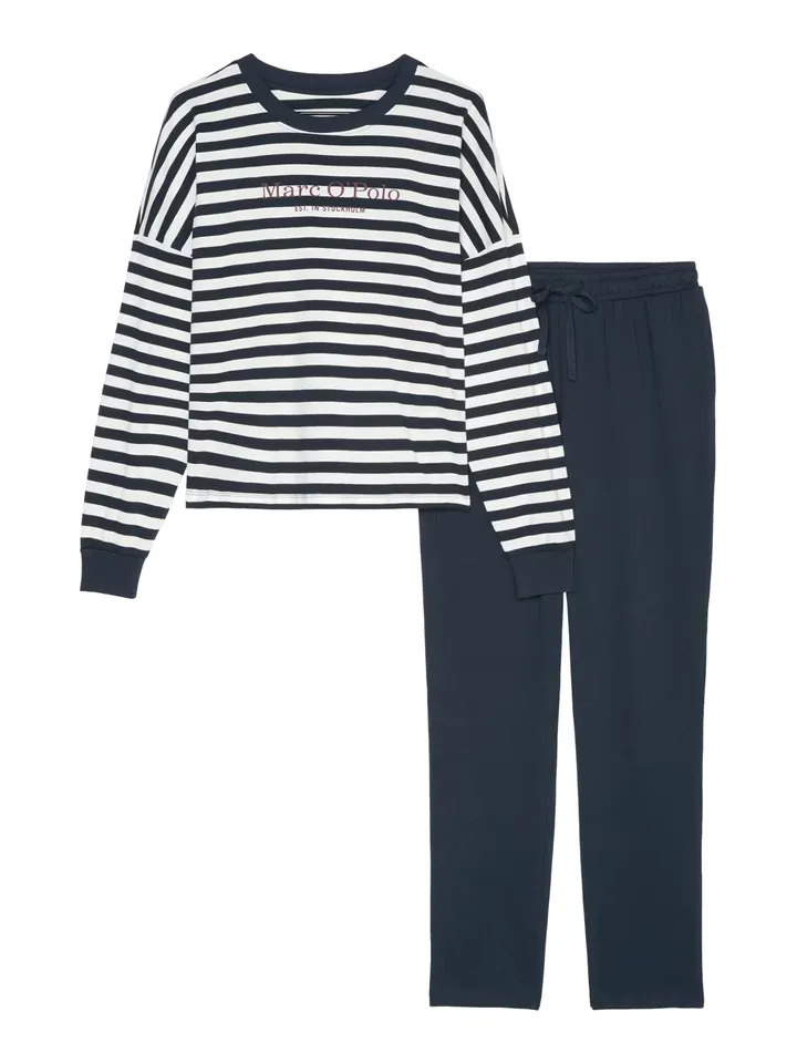 Marc O'Polo Pijama ' Mix & Match Cotton ' azul