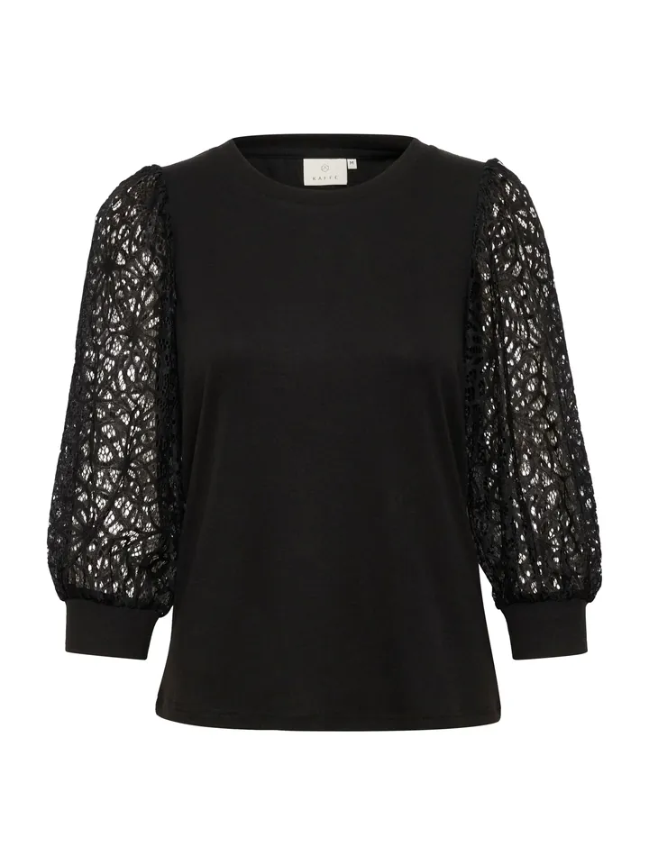 Kaffe Camiseta 'KA Becca' negro