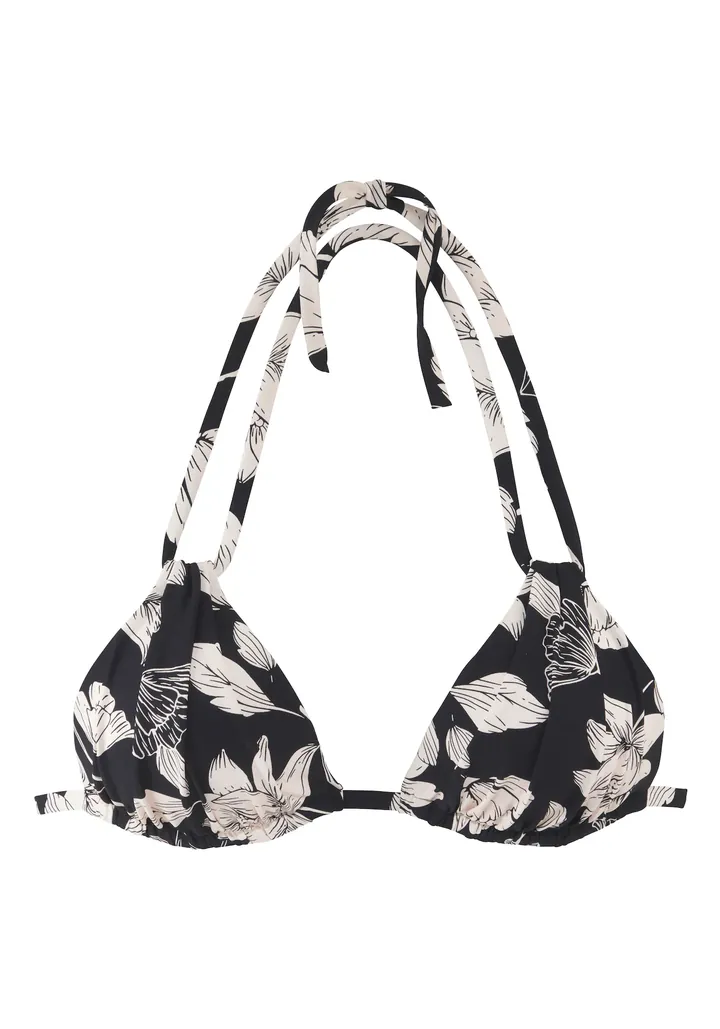 s.Oliver Top de bikini 'LM' negro / blanco