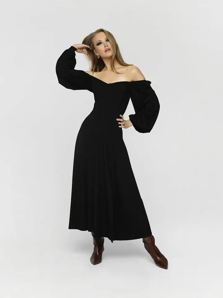 Madnezz House Vestido 'Cubana Winter'  negro