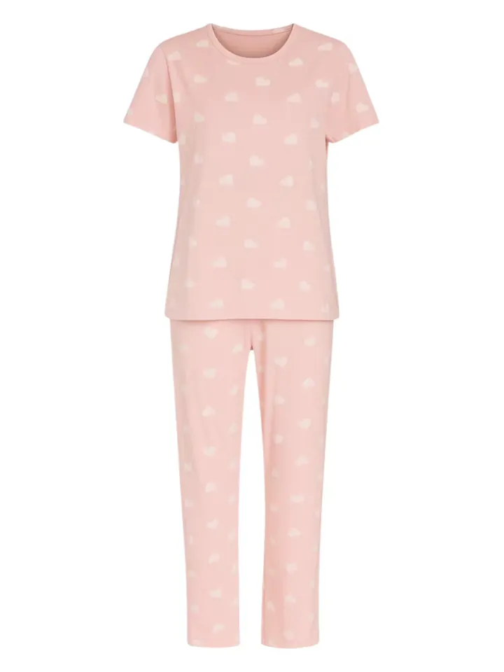 fashionshowcase Pijama 'HEARTSTRIPE' rosa