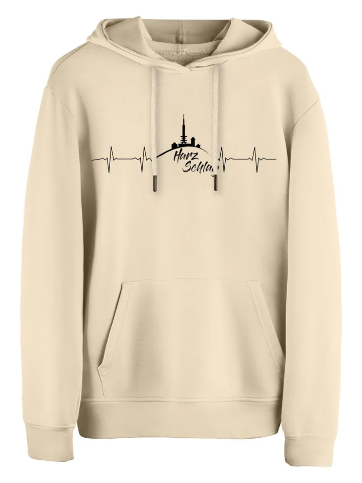 Cotton Prime Sudadera 'Harzschlag' beige / negro
