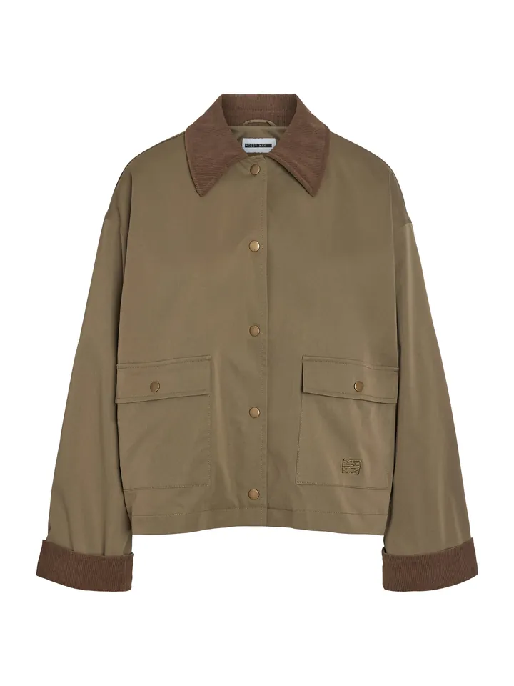 Noisy may Chaqueta de entretiempo 'NMNORA' chocolate / oliva