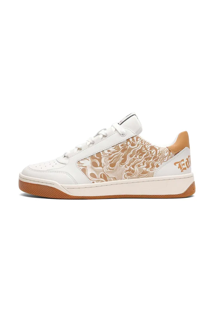 Ed Hardy Zapatillas deportivas bajas  naranja / blanco