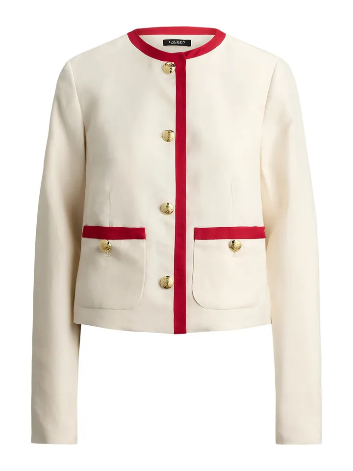 Lauren Ralph Lauren Blazer  ecru / rojo rubí