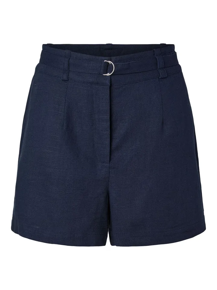 YAS Pantalón 'AGANA' azul oscuro