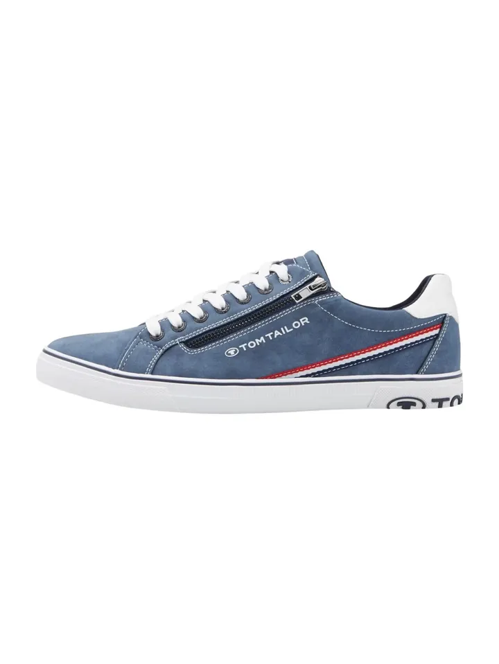 TOM TAILOR Zapatillas deportivas bajas  navy / rojo / blanco