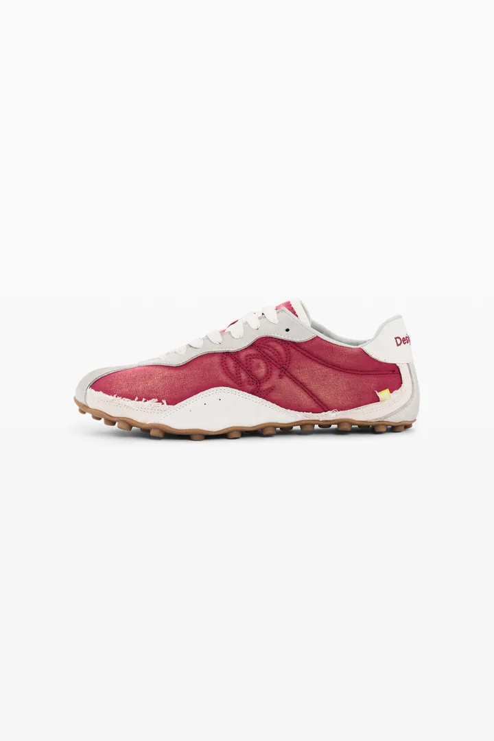 Desigual, Zapatillas deportivas retro, Mujer, Rojo, 36