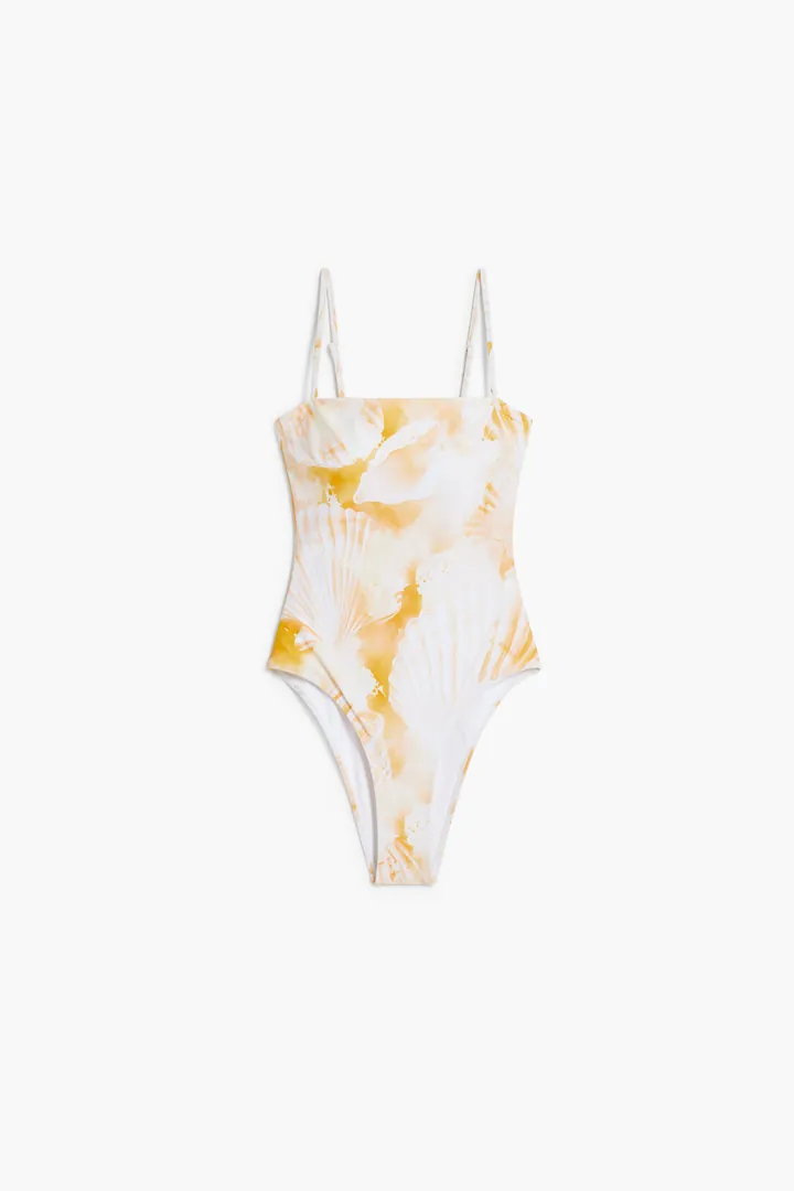 Desigual, Bañador conchas, Blanco, L