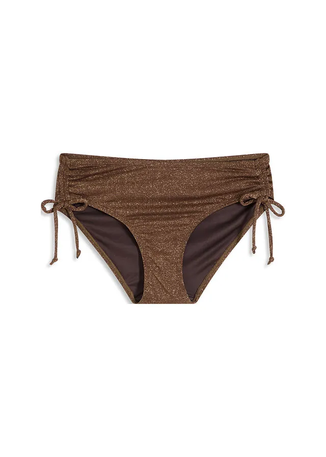 Braga de bikini de material brillante