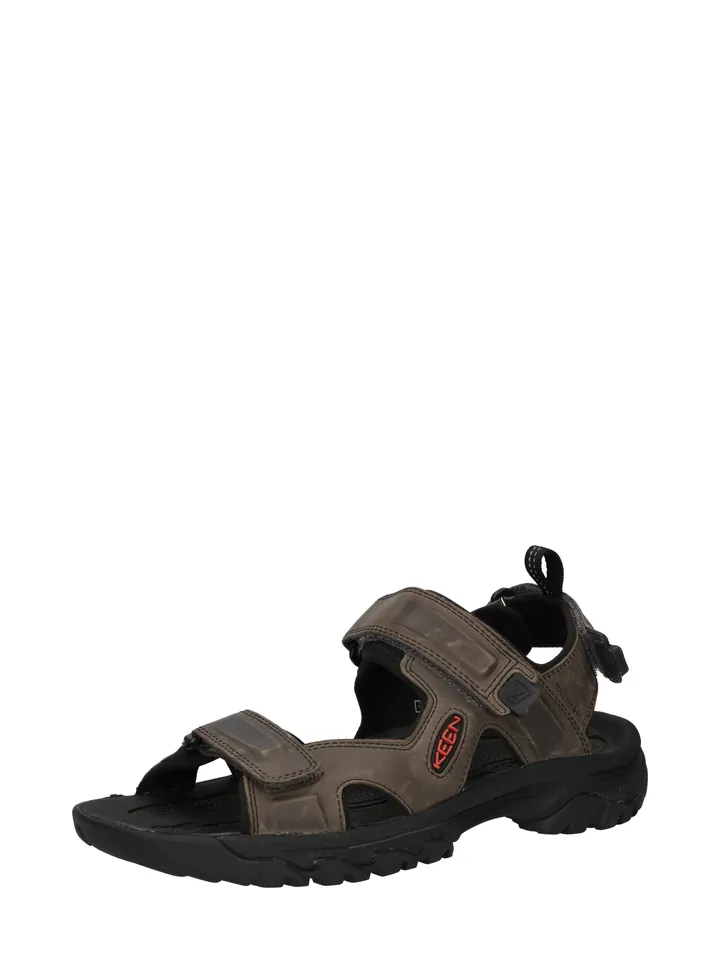 KEEN Sandalias 'Targhee III'  greige / rojo / negro