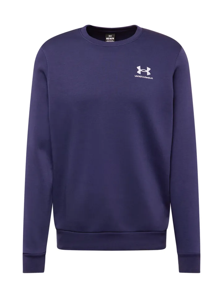 UNDER ARMOUR Camiseta deportiva 'Essential'  lila oscuro / blanco