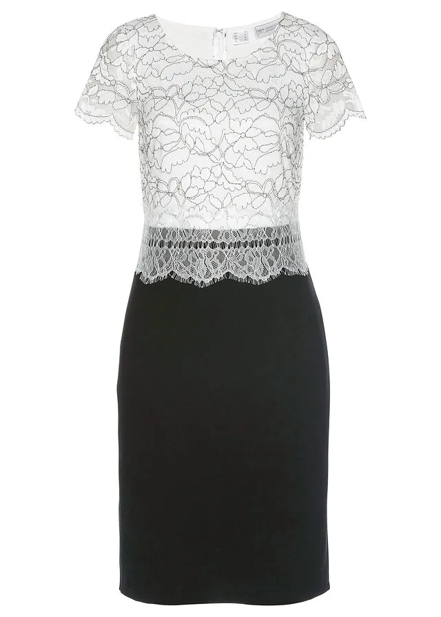 Vestido con encaje