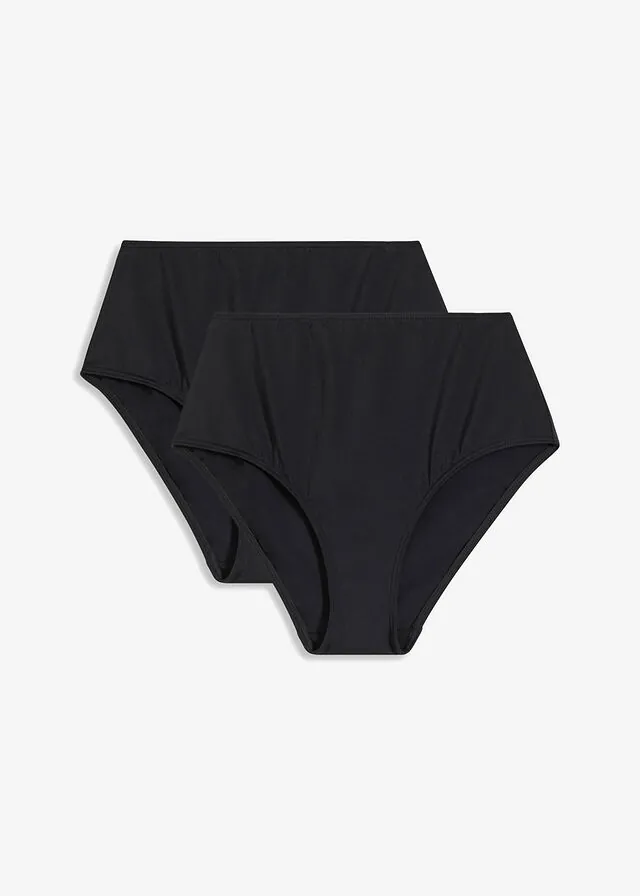 Braguita de bikini de talle alto (2 unidades)
