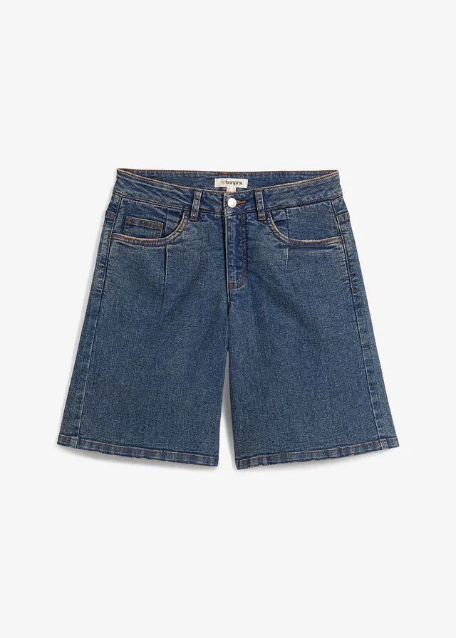 Bermudas vaqueras de talle medio