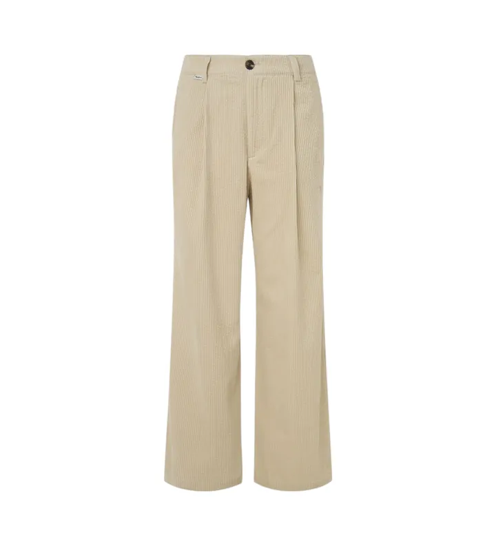 Pepe Jeans para mujer. PL211780 Pantalón Danna blanco crudo (L), Casual, Algodón