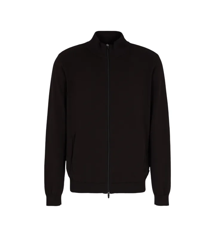 EA7 para hombre. 7M000542_AF14755 Cárdigan Regular negro (3XL), Casual, Algodón