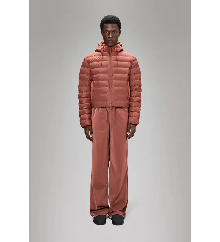 Rains unisex. 15820 Chaqueta Lohja rojo (L), Casual, Poliéster