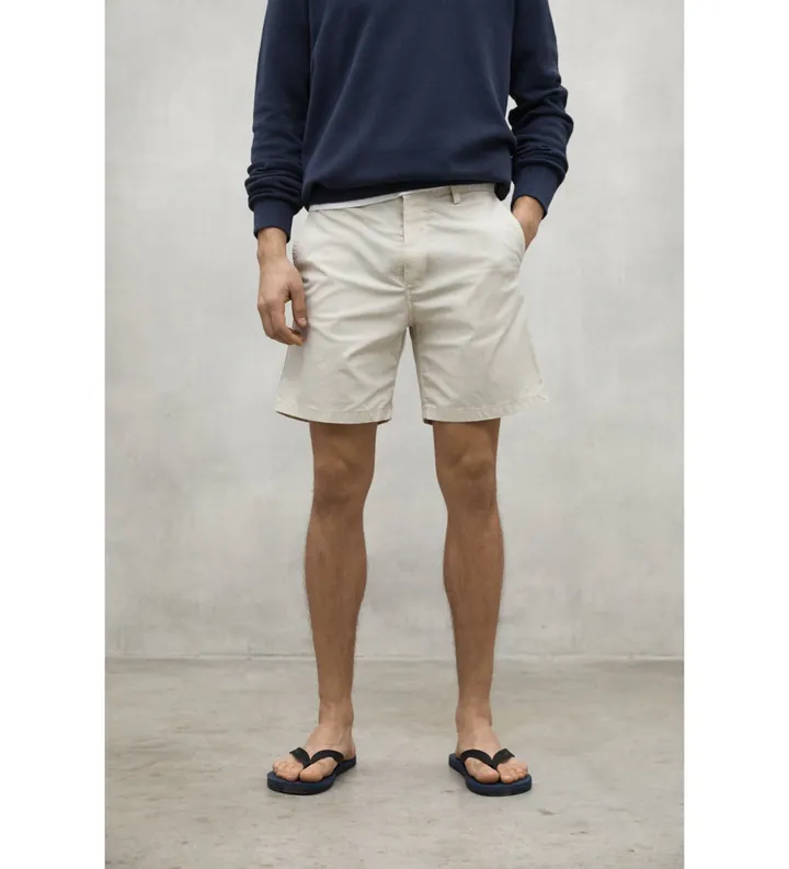 ECOALF para hombre. MCMGAPCARAS00753S25-051 Shorts Aras beige (34), Casual, Algodón, Sostenible