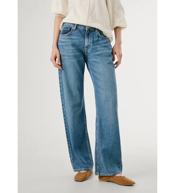 Pepe Jeans para mujer. PL2049023V0 Jeans Loise Nicky azul (25/30), Casual, Algodón, Denim