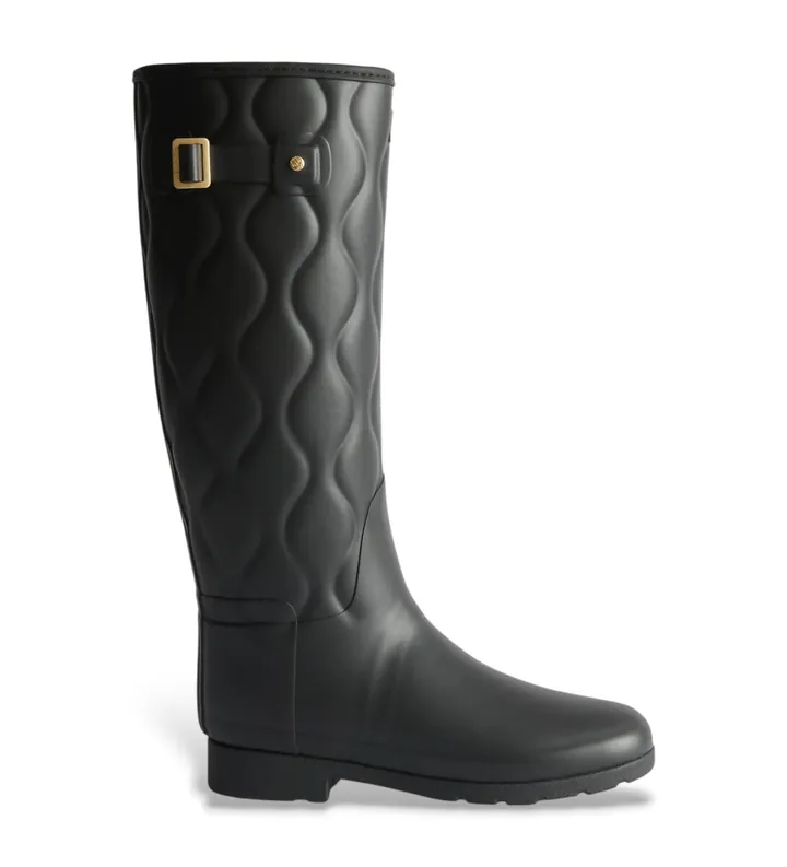 Hunter para mujer. FRW0015252 Botas Original Refined Tall negro (38), Plano, Ninguno, Casual