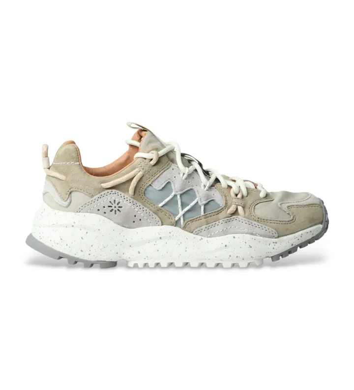 Flower Mountain unisex. 2019511 Zapatillas Yamabushi marrón, gris (37), Plano, Cordones, Casual, Deportivo, Multicolor