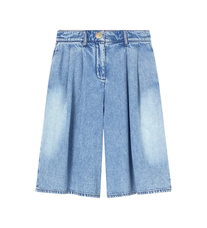A|X Armani Exchange para mujer. XW002266AF21338MB001 Bermudas Lyocell azul (L), Casual, Algodón, Denim