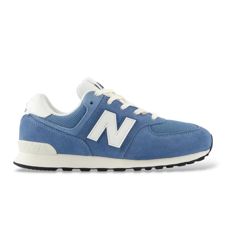 New Balance para mujer/niña. G574V1_KL Zapatillas 574 azul (36), Tela, Plano, Cordones, Casual, moda infantil