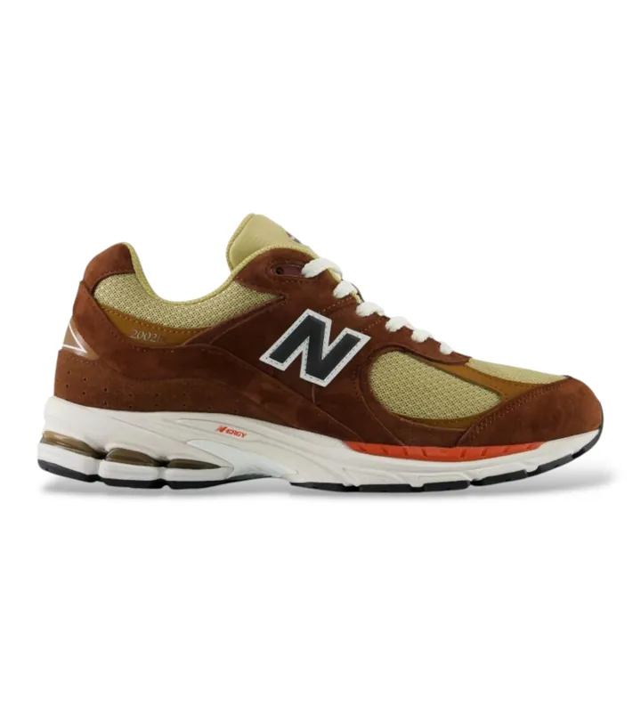New Balance unisex. U2002RV1_LI Zapatillas de piel 2002R marrón (47.5), Plano, Ante, Cordones, Casual