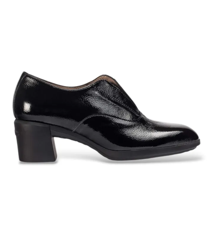 Wonders para mujer. H-6704_2024_5792 Zapatos de Piel Reghost 04 Negro (36), 3 a 5cm, Ninguno, Casual, Clásico, Charol