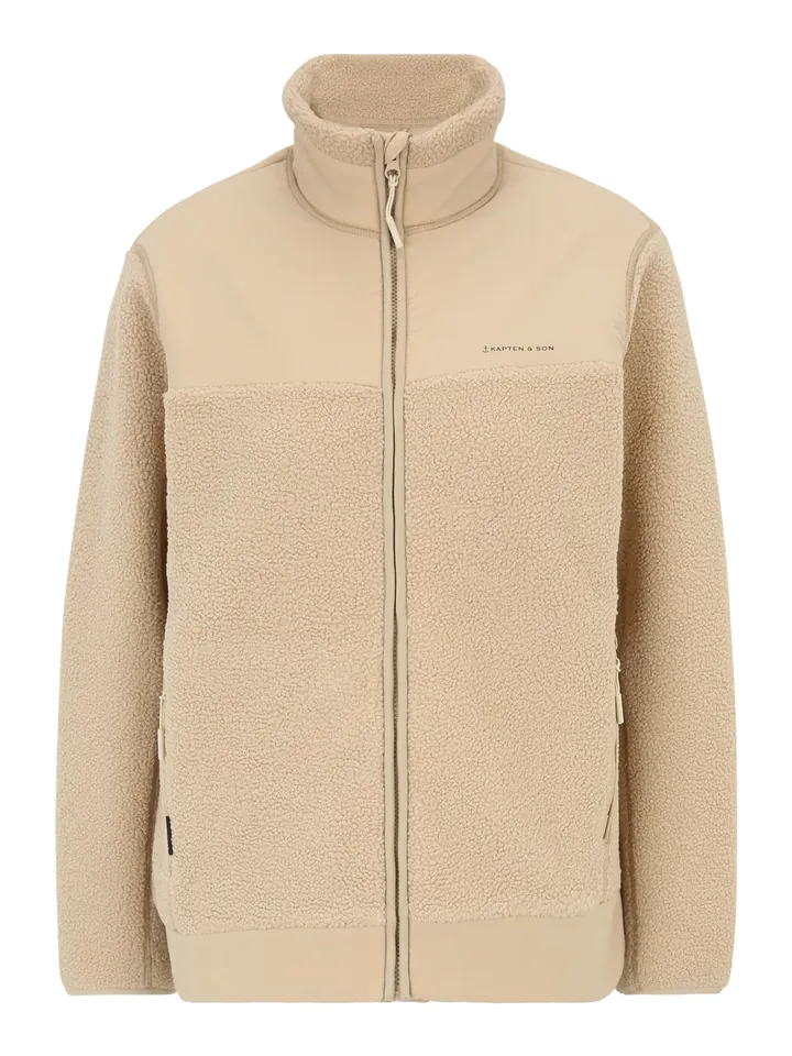 Kapten & Son Sudadera 'Teddy Fleece' arena / antracita