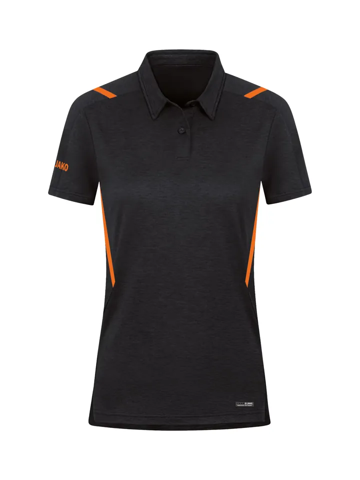 JAKO Camiseta funcional 'Challenge'  naranja / negro
