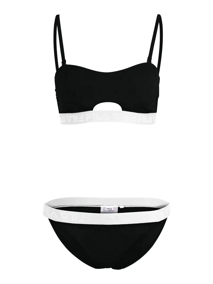 FILA Bikini 'SANMING' negro / blanco