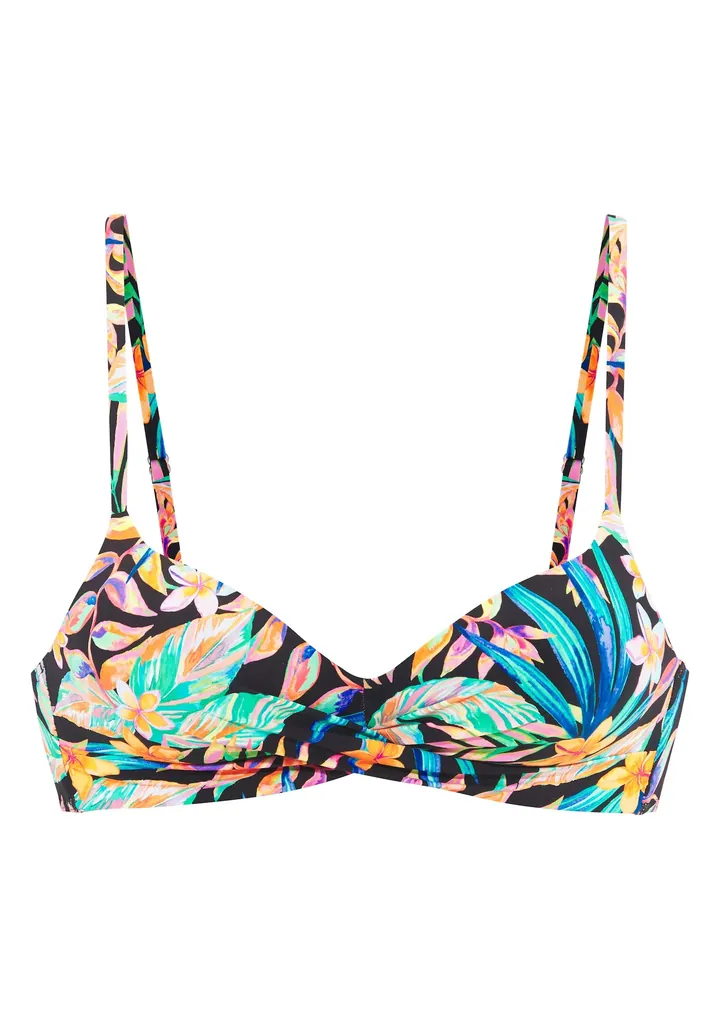 SUNSEEKER Top de bikini  azul / azafrán / lila / negro