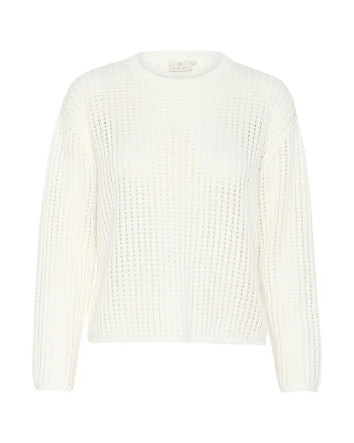 Kaffe Jersey 'KASolar'  blanco natural