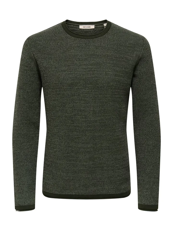 Only & Sons Jersey 'ONSERIC'  verde moteado