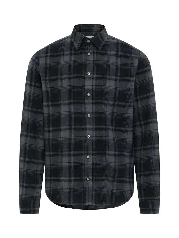 Casual Friday Camisa 'CFSIGVARD'  gris oscuro / negro