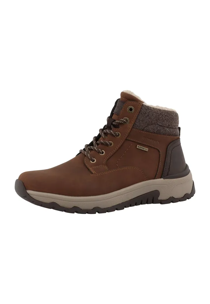 ROMIKA Botas con cordones marrón / marrón oscuro / marrón moteado