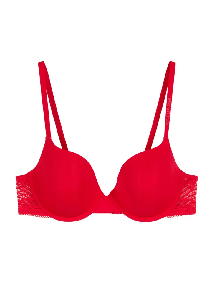 Marc O'Polo Sujetador ' Timeless Lace '  rojo vivo