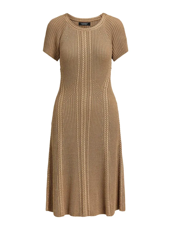 Lauren Ralph Lauren Vestido de punto  oro