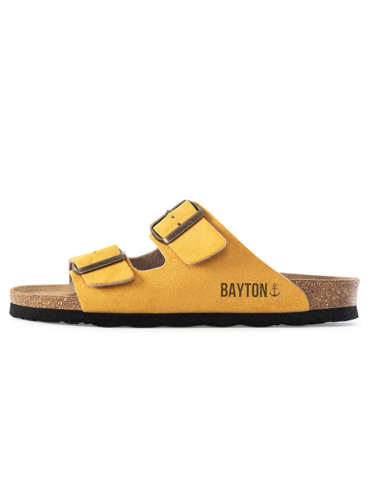 Bayton Zapatos abiertos 'Atlas' amarillo / negro